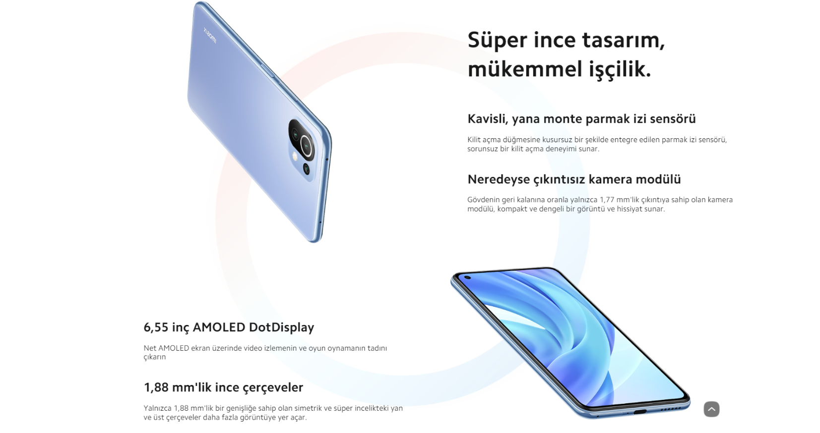 Yenilenmiş Xiaomi Mi 11 Lite Tasarım